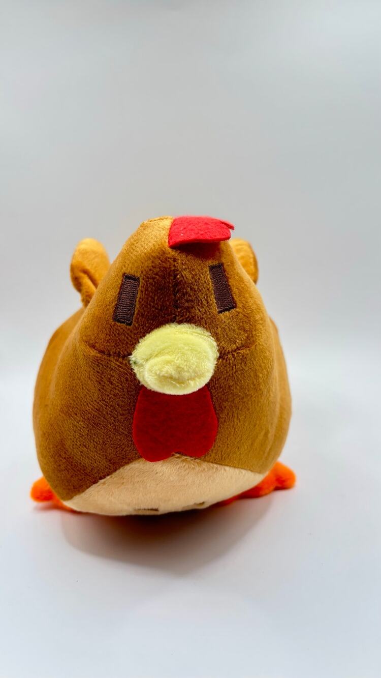 Adorable stuffed animal brown Chicken toy collectible plush